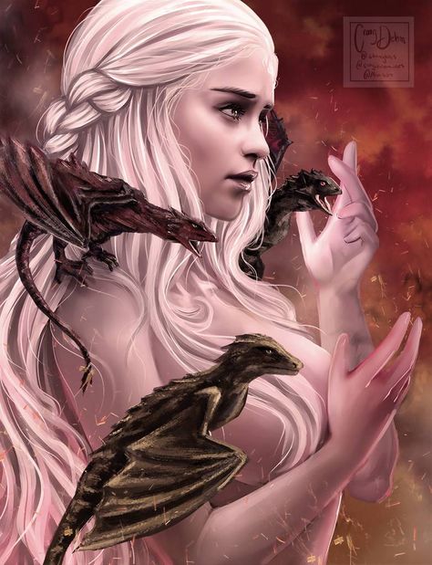 Daenerys Targaryen Tattoo, Tattoo Pierna, Targaryen Tattoo, Gargoyle Tattoo, Chinese Dragon Tattoos, Dragon Tattoo For Women, Got Dragons, Targaryen Art, Gra O Tron