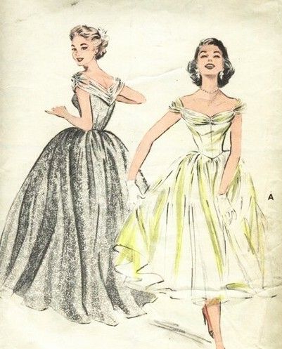 1950s Dresses Formal, 1950s Style A-line Vintage Evening Dress, 1950s Vintage Evening Dress With Fitted Bodice, 1950s Dress Formal, Green Wedding Shoes Bride, Dior 1950s Evening Gowns, Christian Dior Vintage 1950s Evening Gowns, 50s Evening Gown Sewing Patterns, 1950s Prom