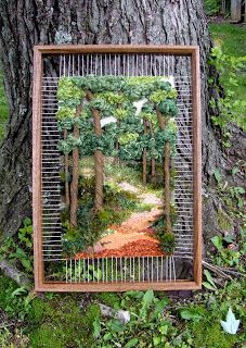 Weaving Loom Diy, Weaving Loom Projects, Weaving Wall Hanging, Weaving Tutorial, Landscape Quilts, Woven Wall Art, Moss Art, Diy Weaving, Textile Fiber Art