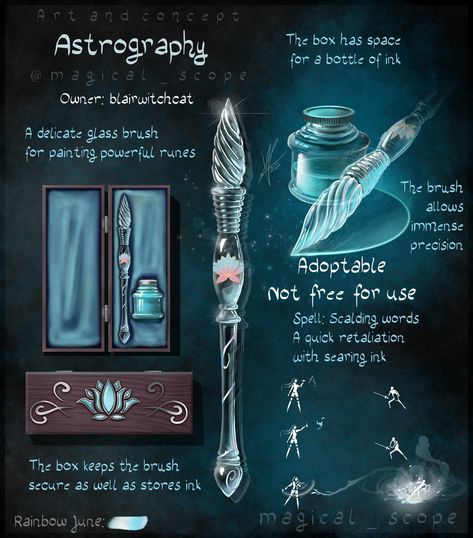 Magical Kaleidoscope - Astrography Super Powers Art, Pretty Knives, Magical Accessories, Fantasy Props, Magic Design, Magic Powers, Dnd Art, Dungeons And Dragons Homebrew, Fantasy Concept Art