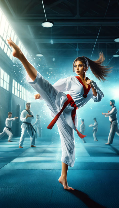 Discover the art and strategy of high kicks in Taekwondo! This blog post dives into the benefits and challenges of high kicks, exploring their role in training, competition, and self-defense. Learn why practicing high kicks is essential for flexibility, strength, and technique, and how to use them effectively. Whether you're a beginner or advanced martial artist, this insightful read will enhance your understanding of high kicks in Taekwondo. Read more on Taekwondo4Fitness.com! Taekwondo Training, Martial Artist, Taekwondo, Self Defense, Martial Arts, Defense, How To Use, Blog Post, Benefits