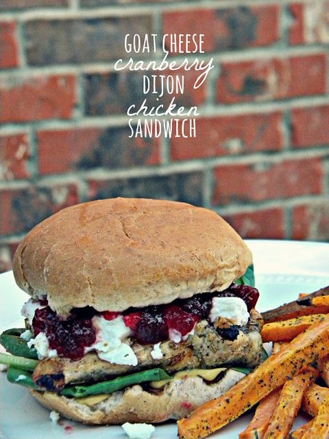 Chicken Goat Cheese Recipes, Goat Cheese Cranberry, Chicken Goat Cheese, Yummy In My Tummy, Dijon Chicken, Cranberry Chicken, Goat Cheese Recipes, Cranberry Cheese, British Food