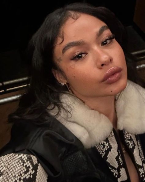 Indialove Aesthetic, India Love Westbrooks, India Westbrooks, Half Sleeve Tattoos For Guys, Video Call With Boyfriend Screen Photo, India Love, The Baddest, Bare Face, Baddie Outfits Casual