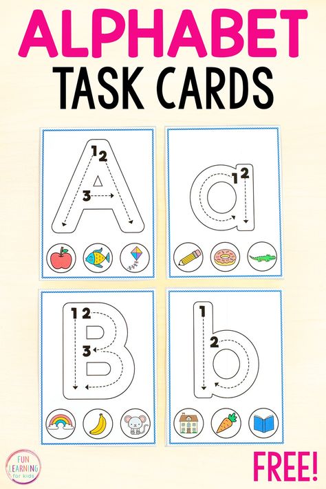 Letter Formation and Beginning Sounds Task Cards Summer Science Activities, Kindergarten Phonics Activities, Christmas Science Activities, Phonics Cvc, Phonological Awareness Activities, Cvc Word Activities, Christmas Science, Science Experiments For Preschoolers, Alphabet Phonics