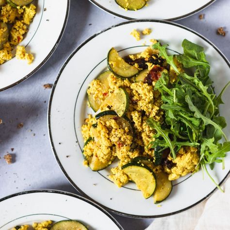 Zucchini tofu scramble is a quick and easy recipe you can make time and time again. It has a few simple ingredients and is easily adaptable based on your preferences.