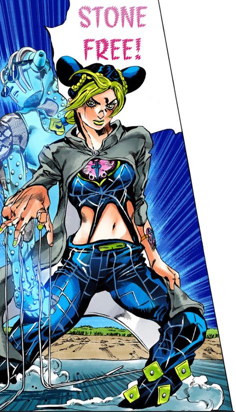 Hair Color Dark Blue, Jolyne Kujo, Jolyne Cujoh, Green Dolphin, Dragon Dreaming, Stone Ocean, Jotaro Kujo, Ordinary Girls, Japanese American