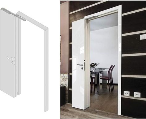 Amazon.com: 180 Degree Bifolding Door Hardware Full Access Swing Folding Door Fittings Space Saving (Right) : Everything Else Folding Door Hardware, Folding Door, Door Fittings, Door Kits, Folding Doors, Brass Door, Bifold Doors, Door Hinges, Door Hardware