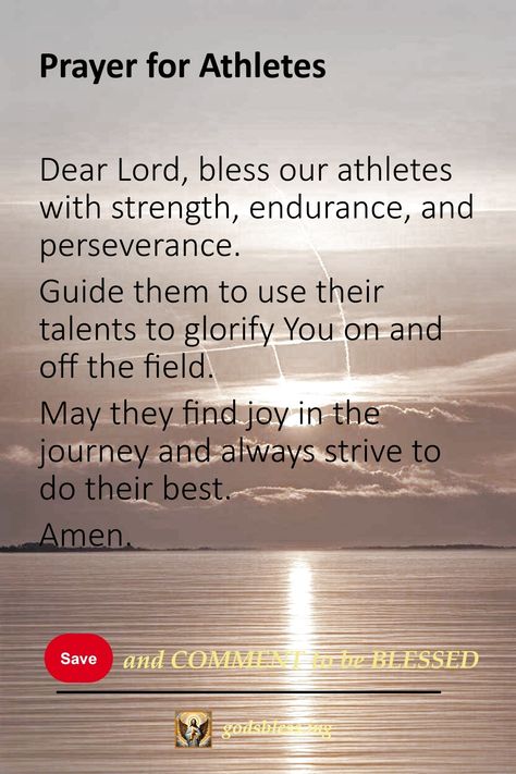 Prayer for Athletes Scripture For Athletes, Sports Mantras, Prayers For Athletes, Prayer For Athletes, Athletes Prayer, Prayer For Safety, Prayers Answered, Sports Person, Work For The Lord