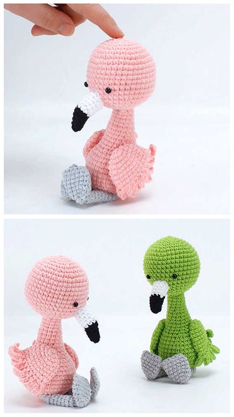 Crochet Fanny the Flamingo Free Amigurumi PDF Pattern - Amigurumi Crochet Amigurumi Flamingo, Easy Crochet Flamingo, Mini Flamingo Crochet Pattern Free, Free Crochet Patterns Sea Animals, Amigurumi Free Pattern Beginner Tutorial Crochet, Crochet Bird Patterns Free Amigurumi, Crochet Flamingo Pattern Free Amigurumi, Free Flamingo Crochet Pattern, Flamingo Amigurumi Free Pattern