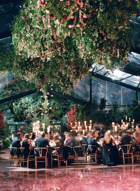 Hanging Plants From Ceiling, Pink Neutral Wedding, Plants From Ceiling, Monochromatic Flowers, Wedding Design Board, Vacation Movie, Flower Ceiling, Wedding Plants, Michigan Photography