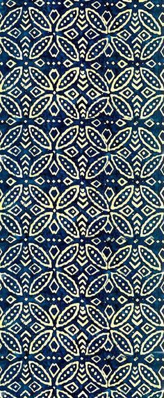 African Batik Pattern, Boho Fabric Pattern, Color Patterns Design, Boho Fabrics, Fabric Patterns Prints, Pattern Batik, Indigo Pattern, Old Patterns, Arte Doodle