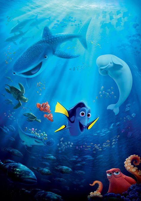 finding dory 4k  high def #5K #wallpaper #hdwallpaper #desktop All Pixar Movies, Finding Dory Movie, Nemo And Dory, Dory Nemo, 4k Wallpapers For Pc, Disney Up, Wallpaper Disney, Iphone Lockscreen Wallpaper, Monsters University