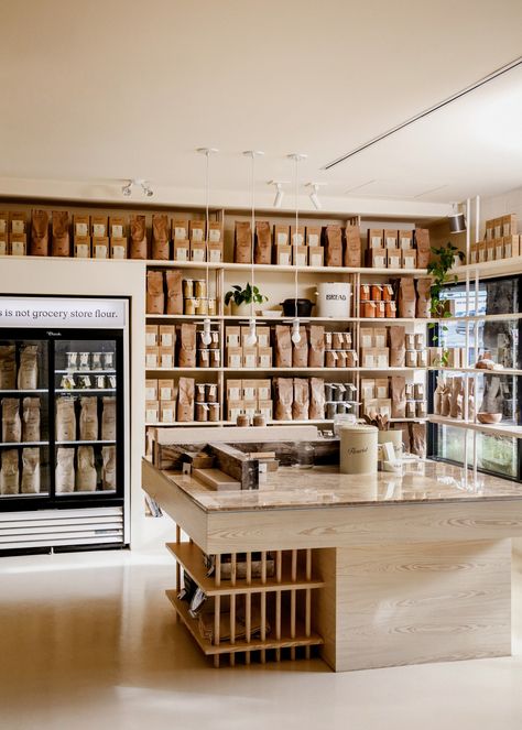 Freshly Milled Library Cafe, Grocery Store Design, Kitchen Technology, Food Retail, Flour Mill, Kitchen Must Haves, Fresh Market, Farm Shop, Bakery Shop