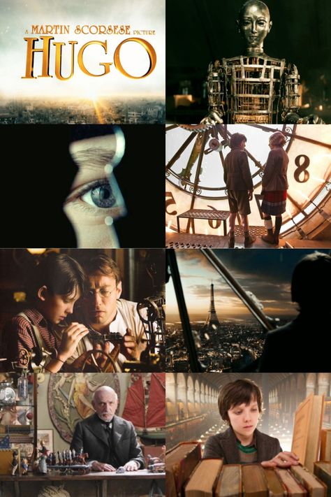 Hugo Movie Aesthetic, Hugo Cinematography, Hugo Cabret Aesthetic, Hugo 2011, Hugo Movie, Steampunk Movies, Martin Scorsese Movies, Movie Photography, Hugo Cabret