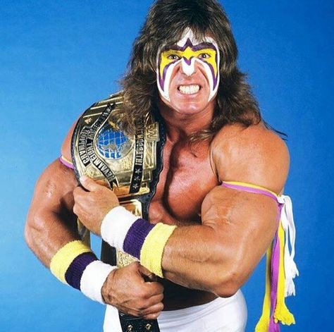 WWE Intercontinental Heavyweight Wrestling Champion The Ultimate Warrior Warrior Wallpaper, John Cena Wrestling, The Ultimate Warrior, Wwf Superstars, Elvis Presley Videos, Warrior 1, Professional Wrestlers, Wwe Legends, Ultimate Warrior