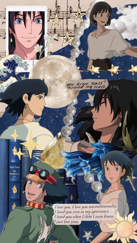 Master Howl Wallpaper, Howl The Moving Castle Wallpaper, Howls Wallpaper Studio Ghibli, Studio Ghibli Wallpaper Howl, Howl’s Moving Castle Wallpaper Iphone, Wallpaper Howls Moving Castle, Howl Wallpapers Aesthetic, Howl Lockscreen, Howls Wallpaper