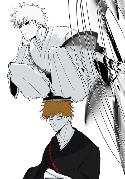 White Ichigo, Bleach Drawing, Bleach Funny, Bleach Anime Ichigo, Bleach Anime Art, Kurosaki Ichigo, Bleach Fanart, Hipster Girls, Bleach Characters