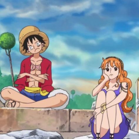 Luffy Icon, Luffy X Nami, One Piece Crew, One Piece Nami, Bunny And Bear, One Piece Ship, Nami One Piece, Solo Pics, One Piece Images