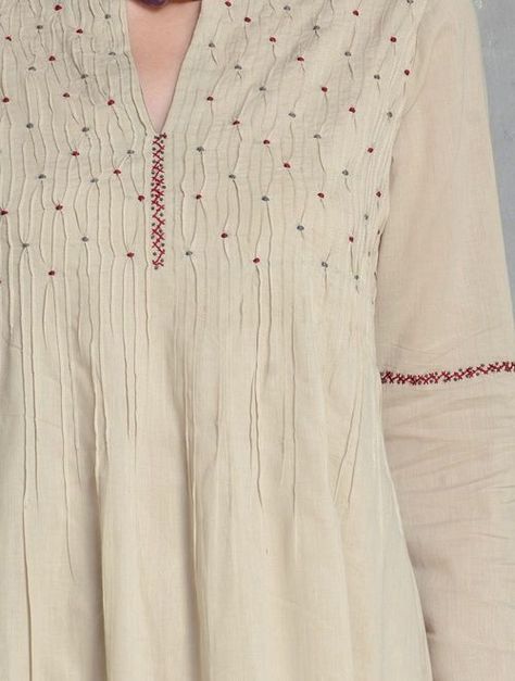 Embroidered Apparel, Kurta Patterns, Voile Dress, Simple Kurta Designs, Kurti Patterns, Embroidery On Kurtis, Simple Kurti Designs, Kurti Embroidery Design, Kurta Neck Design