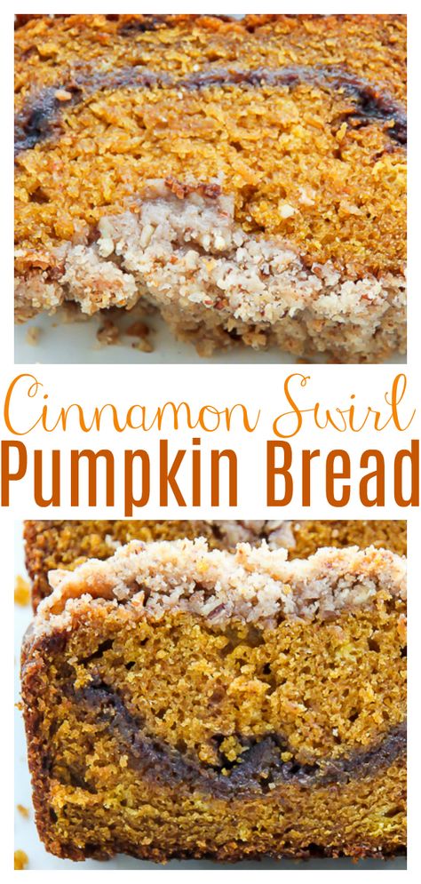 Cinnamon Swirl Pumpkin Bread - Baker by Nature Cinnamon Swirl Pumpkin Bread Recipe, Pumpkin Cinnamon Bread Recipe, Cinnamon Roll Pumpkin Bread, Pumpkin Cinnamon Swirl Bread, Cinnamon Swirl Pumpkin Bread, Cinnamon Pumpkin Bread, Pumpkin Swirl Bread, Pumpkin Cinnamon Bread, Nature Recipes