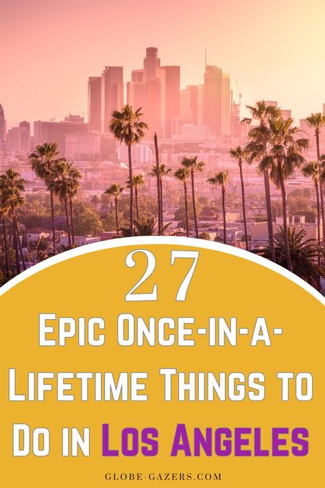 Discover the top 27 must-do experiences in Los Angeles, from iconic attractions like Hollywood to hidden gems around the city. Whether you’re visiting for a weekend or a week, this guide has everything you need for your LA itinerary. Explore the best places to eat, scenic spots, and unique day trips. This is your ultimate list of things to do in LA and perfect for your next visit to Los Angeles! Los Angeles Day Trips, Things To Do In La, List Of Things, City Of Angels, Once In A Lifetime, Best Places To Eat, Hidden Gems, Solo Travel, Places To Eat