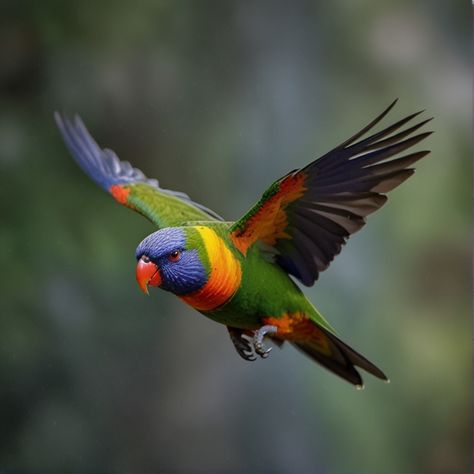 Perfect shot😍 The Rainbow Lorikeet The Rainbow Lorikeet, a vibrant and social parrot species, is native to Australia and eastern Indonesia. Known for their striking plumage of green, blue, yellow, and red, these birds thrive in diverse habitats, from rainforests to urban areas. They possess a specialized brush-tipped tongue, enabling them to feed on nectar and pollen from flowers. Rainbow Lorikeets are often spotted in Sydney, Brisbane, and along the east coast of Australia, where they form ... Flowers Rainbow, Higher Art, Rainbow Lorikeet, Bird Photos, Colorful Bird, High Art, Bird Photo, Colorful Birds, Art Class