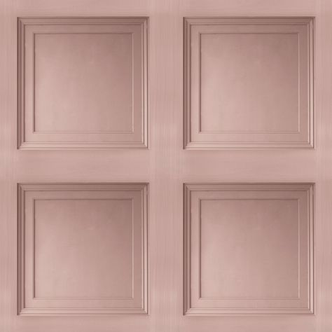 Square Panelling, Pink Panelling, Flat Wallpaper, Panelling Design, Wood Effect Wallpaper, Wood Panelling, Panel 3d, Wooden Panel, 3d Effect