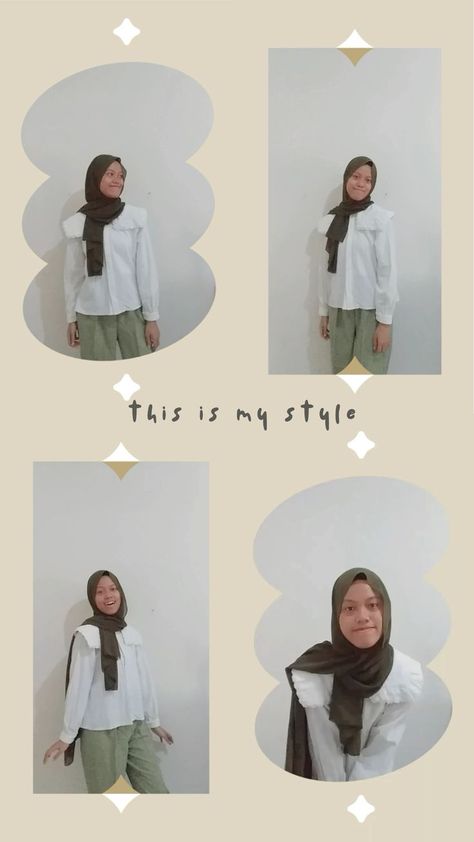 #fashion #outfit #hijab #ootd #mint # sage #army #green #aesthetic #casual #formal #idea 💚 Army Green Aesthetic, Ootd Mint, Green Hijab, Ootd Idea, Ootd Hijab Casual, Hijab Ootd, Green Mint, Outfit Hijab, Ootd Hijab