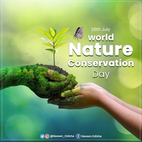 #WorldNatureConservationDay July 28, on this day people raise awareness about the importance of nature conservation. Today man is destroying nature for his own selfishness but according to Saint MSG we can save nature by small contribution every day which is very important for us. World Nature Conservation Day, Nature Conservation Day, Importance Of Nature, Forest Conservation, Save Nature, World Nature, Nature Conservation, July 28, Every Day