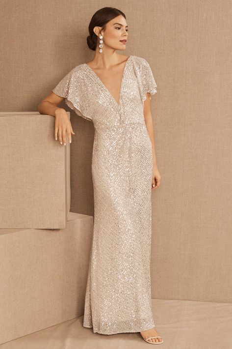 Wedding Goodies, Cheap Bridesmaid Dresses Online, Bridal Wardrobe, Daughters Wedding, Bhldn Dress, Dresses Satin, Anthropologie Wedding, Mother Of Groom Dresses, Sequin Wedding