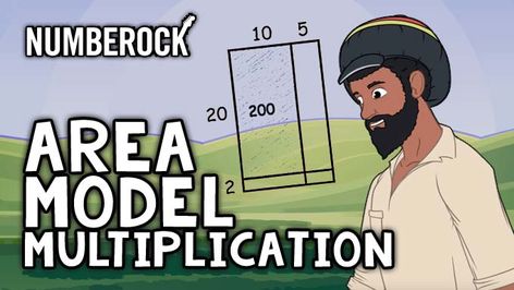 Input Output Tables Video | 4th Grade | NUMBEROCK Area Model Multiplication Activities, Partial Products Multiplication, Multiplication Songs, Area Model Multiplication, 2 Digit Multiplication, Partial Products, Area Model, Math Songs, Math Word Walls