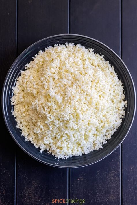 Making Cauliflower Rice, Make Cauliflower Rice, Rice Alternatives, Vegan Cauliflower Recipes, Cauliflower Rice Easy, How To Make Cauliflower, Cauli Rice, Frozen Cauliflower Rice, Cauliflower Rice Recipes