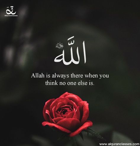 Allah is always there when you think no one else is. Register Here: https://bit.ly/3EVdtAw #Islam #Islamicquotes #bestislamicquotes #salah #Quran #Quranverses #Quranquotes #Allah #Quransaying #Sabar #onlinequranclasses #Learnquranonline Allah Hafiz, Beautiful Quotations, Istikhara Dua, Deeni Quotes, Wisdom Scripture, Sabar Quotes, Islamic Image, Islam Dua, Arabic Grammar