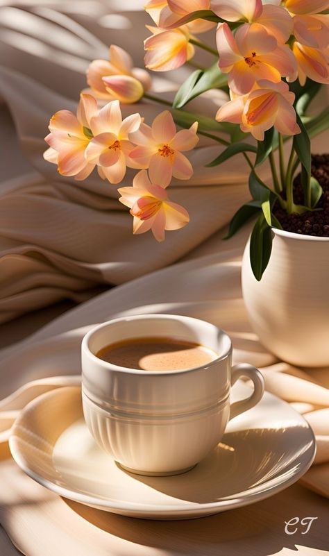 Coffee Vs Tea, Good Morning Tea, Coffee Wallpaper, Coffee Flower, Flowers Photography Wallpaper, Android Wallpaper Flowers, Flower Background Wallpaper, Good Morning Coffee, Foto Art