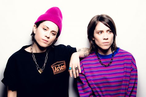 How Tegan and Sara survived high school (and wrote a book about it) High School Books, School Interview, Wrote A Book, Tegan And Sara, High School Survival, Twin Sisters, Inspirational People, Just Don, Record Label