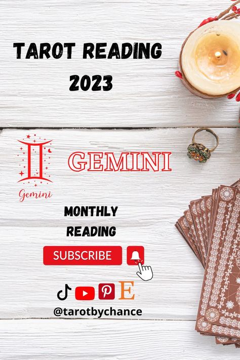 Full year reading now on Youtube for Gemini for 2023 😍🤗 Leo Tarot, Aries Tarot, Subscribe To My Channel, Tarot Readers, Like And Subscribe, Tarot Reading, Thank You, Reading