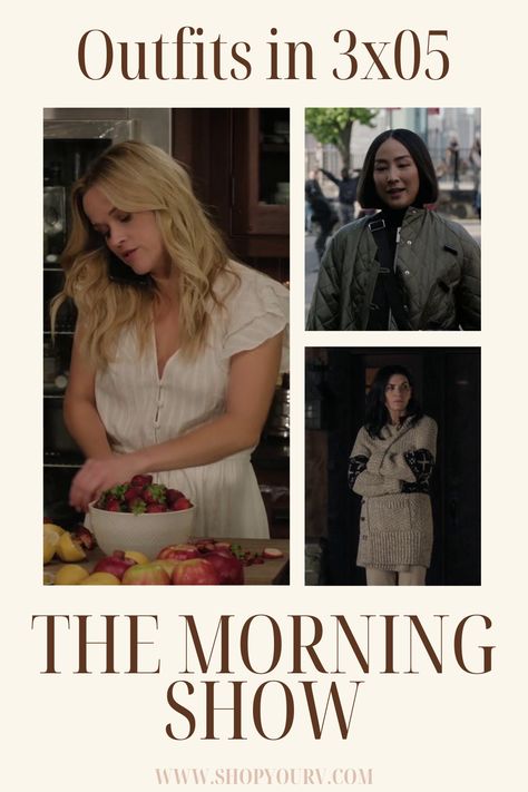 Stella Morning Show Outfits, Stella Bak Morning Show Outfits, Laura Peterson The Morning Show, The Morning Show Outfits, Laura Peterson, Bradley Jackson, Alex Levy, Show Outfits, Julianna Margulies