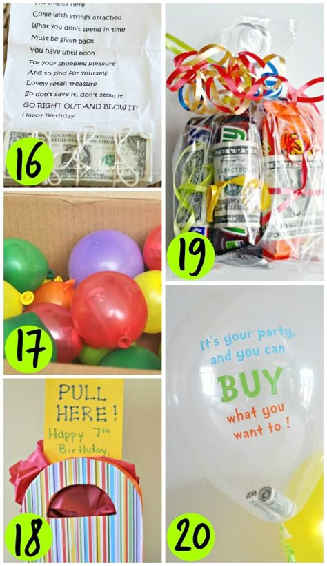 DIY Birthday Money Gift Ideas Birthday Gift Ideas With Money, Shopping Spree Birthday Gift, 18th Birthday Cash Gift Ideas, Cute Ways To Gift Money Birthday, Birthday Shopping Spree Ideas, Annoying Ways To Give Money As A Gift, Shopping Spree Gift Ideas, Money Ideas For Birthday, Ways To Gift Money For Birthday