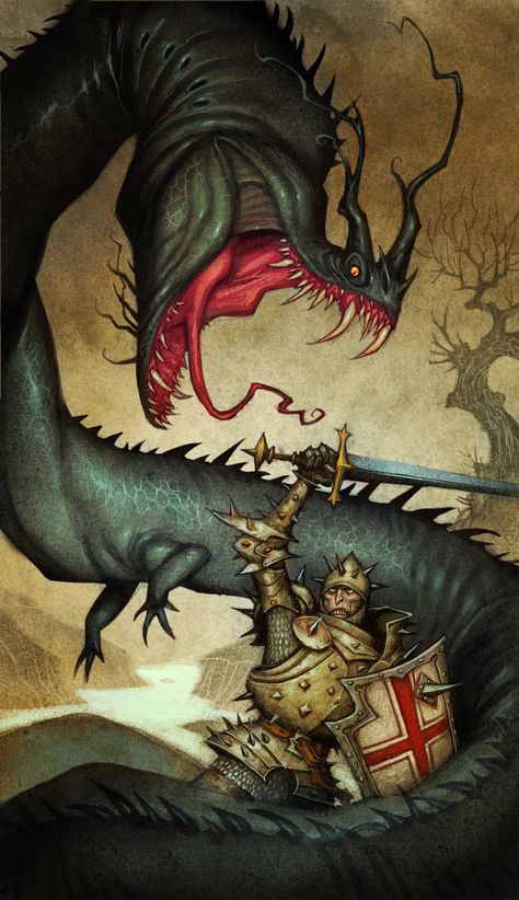 Johan Egerkrans, Fantasy Monster, Fantasy Dragon, High Fantasy, Dark Ages, Fantasy Inspiration, Fantasy Artwork, Creature Design, Dark Fantasy Art