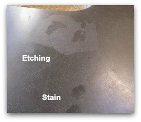 etching stains on honed absolute black granite Black Leathered Granite Countertops, Absolute Black Granite Countertops, Honed Granite Countertops, Leathered Granite Countertops, How To Clean Stone, Leather Granite, Honed Granite, Absolute Black Granite, Black Granite Countertops