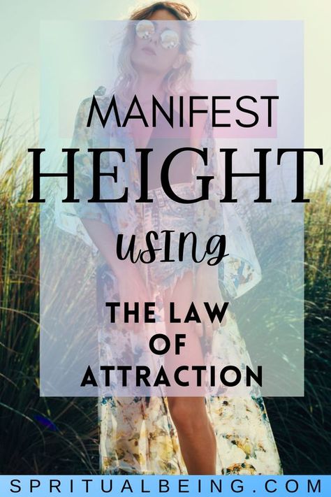 Yes, you can grow taller using the law of attraction. It is possible to manifest height naturally with the power of your thought. ... less Eye Health Remedies, Get Taller Exercises, Taller Exercises, Increase Height Exercise, Height Growth, Leg Workout At Home, Get Taller, Grow Taller, Empowering Books