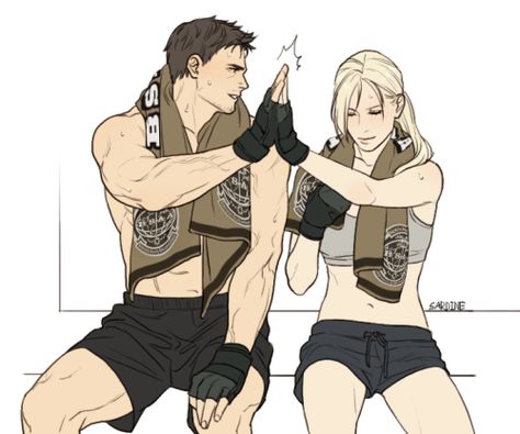 Chris and Jill Chris Redfield, Resident Evil, Zombie