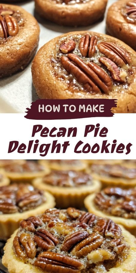 Indulge in Pecan Pie Delight Cookies: A Handheld Treat! Delight in the rich, nutty flavor of pecan pie with our easy-to-make cookies featuring a buttery base and gooey pecan-filled center. Perfect for dessert lovers and holiday baking! #PecanPieCookies #BakingDelight #GooeyCenter Pecan Filling For Cookies, Pecan Delight Cookies, Pecan Fingers Cookies, Butter Pecan Cookies Easy, Pecan Finger Cookies, Joanna Gaines Cookies, Easy Handheld Desserts, Pecan Pie Cookies Easy, Pecan Cookies Easy