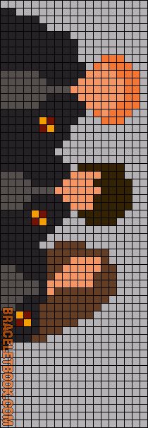 Rotated Alpha Pattern #13068 added by lovevball Pixel Pattern Harry Potter, Harry Potter Art And Craft, Harry Potter Bead Pattern, Harry Potter Alpha Pattern, Harry Potter C2c, Pixel Art Harry Potter, Harry Potter Pattern, Harry Potter Perler Beads, Ideas Bookmark