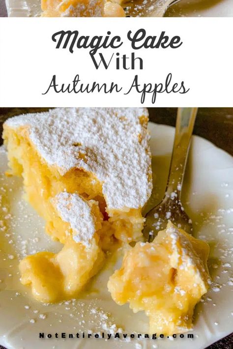 Easy Apple Dump Cake, Cake With Apples, 1000 Island, Autumn Apples, Apple Dump Cake, Magic Custard Cake, Apple Custard, Fall Cookie Recipes, Dessert Squares