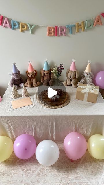 Tiernee Agricola on Instagram: "my girl was so happy when she woke up to a stuffed animal party on her second birthday 🫶🏼  #birthdaymorning #toddlerbirthday #secondbirthday #2ndbirthday #birthdayparty #kidbirthday #motherhood #toddlermom #toddlerparty #diymom #secondbirthdayparty #toddlerlife" Stuffy Birthday Party, Stuffed Animal Birthday Party, Stuffed Animal Party, Vet Party, Birthday Morning, Toddler Parties, Animal Birthday Party, Toddler Mom, Mom Diy