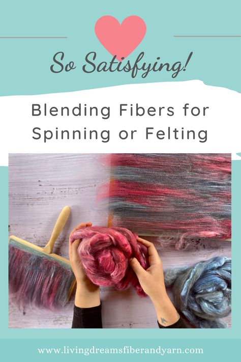 Blending fibers together is a satisfying and relaxing way to make custom blends of different types of fibers or to create unique multicolored rolags. The best part is that you don't even necessarily need hand cards. There's a $2.50 dupe that works just as well. Learn more about it in this short blog post. Hand Carding Wool, Hand Card, Types Of Fibres, Fiber Crafts, Neat Tricks, Spinning Wool, Spinning Yarn, Dog Brushing, Spinning Fiber