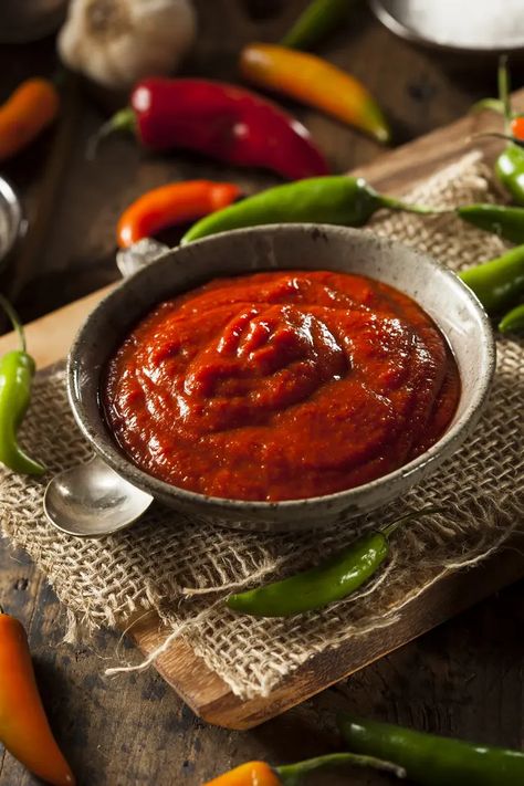 This fermented hot sauce recipe uses red jalapeño peppers, but you can use whatever hot peppers you have in your garden.  Serrano peppers or cayenne peppers will turn up the heat.  Use this condiment sparingly.  It is flavorful and warming, you can choose how warm to make it.  #lactofermentation, #hotpeppers, #hotsauce, #gardenfresh Fermented Hot Sauce Recipe, Buddha Bowl Sauce, Soy Sauce Alternative, Easy Sauce Recipe, Serrano Peppers, Jalapeño Peppers, Buddha Bowls Recipe, Gochujang Sauce, Hot Chili Sauce