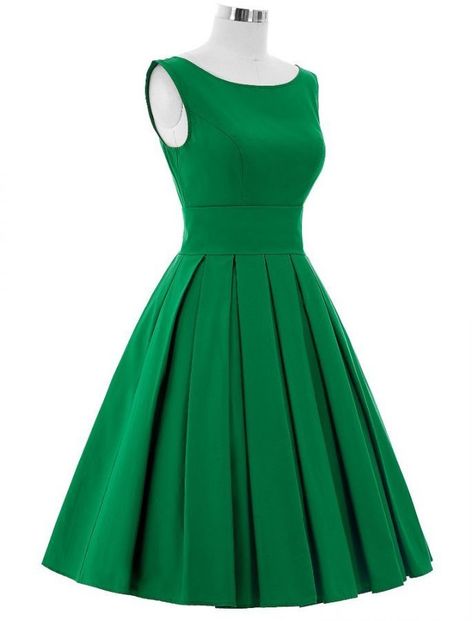 Vintage 1950s Dresses Parties, Gatsby Style Dresses, 1930s Fashion Dresses, 1940s Fashion Dresses, Fashion Week Dresses, Vintage Green Dress, Tropical Print Maxi Dress, Plus Size Cocktail Dresses, Vintage 1950s Dresses