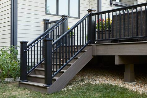 Diy Balcony Railing, Steel Balcony Railing, Steel Balcony, Railing Balcony, Deck Handrail, Balcony Fence, Metal Deck Railing, Black Railing, Aluminum Railing Deck